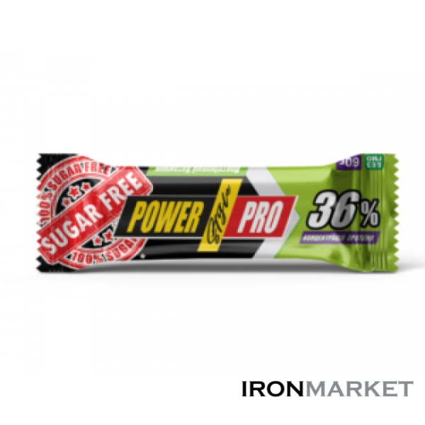 POWERPRO Батончик со вкусом Орех без сахара 60g 20шт