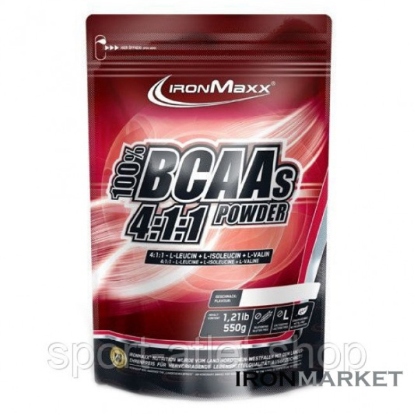 BCAAs 4:1:1 550 грамм IronMaxx