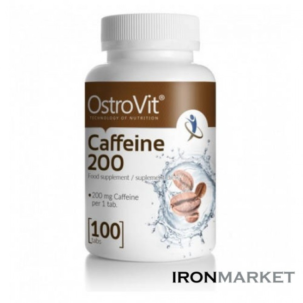 Кофеин OSTROVIT 200 (100 таблеток)