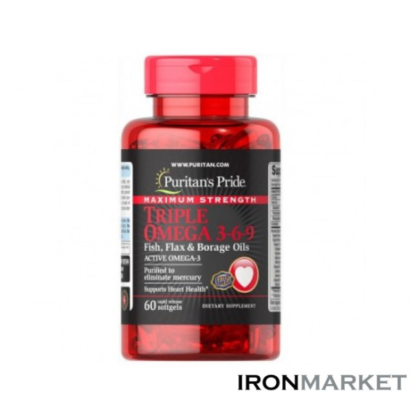 Omega 3-6-9 Maximum Strength Triple (240 капсул)