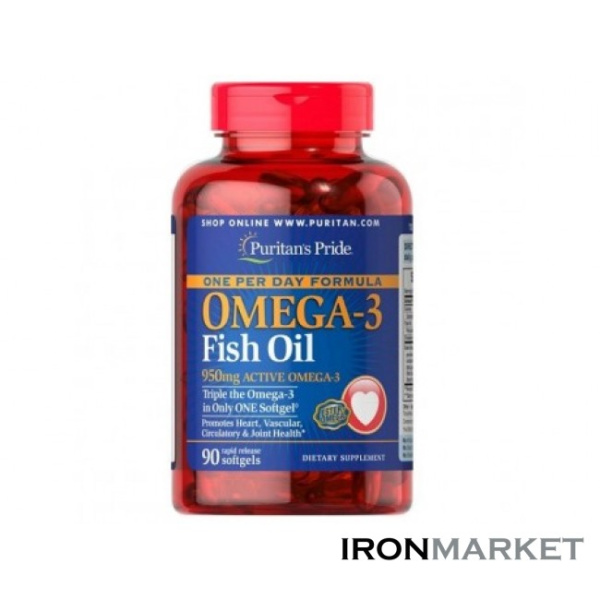 Omega-3 Fish Oil 1360 мг One Per Day (90 капсул)