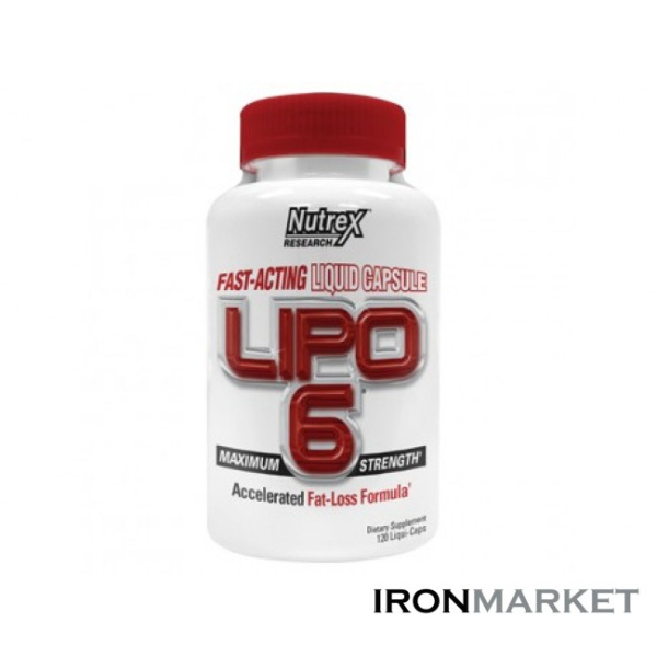 Жиросжигатель Lipo-6 Maximum Strengtn (120 капсул)
